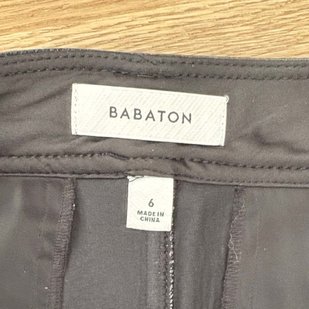 Babaton Black faux leather Mini Skirt - Picture 2 of 2